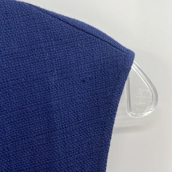 PAULE KA Pique Ruched Sheath Dress - Navy - 38 or US 4 - Picture 8 of 11